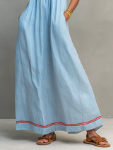Amandine™ | Robe longue rayée