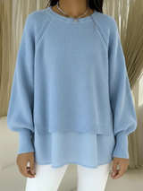 Cécile™ | Pull effet deux pièces
