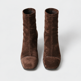 BOTTINES CHIC EN DAIM