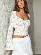 LUCIE | TOP CON BORDI E NODO