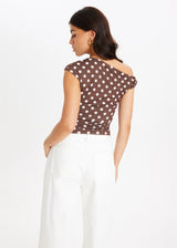 Pois™ | Top asimmetrico a pois