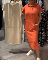 Élodie™ | Abito casual con cappuccio