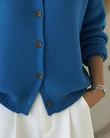 Vivienne™ | Veste en tricot avec col chemise