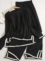 Détails des matières douces du Bianca's Loungewear Ravolla, qualité premium