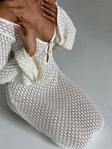 Aurélie™ | Robe longue en crochet légère