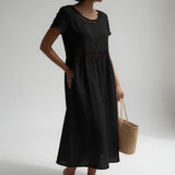 Mireille™ | Robe longue en coton