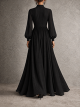 Amélie™ | Robe longue fluide en mélange de lin