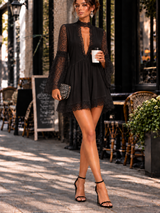 Camille™ | Robe courte élégante en dentelle