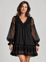 Solène™ | Robe fluide à volants