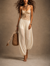 Claudine™ | Combinaison Bohème en Dentelle