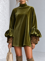 Margaux™ | Pull oversize élégant à détails léopard