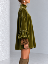 Margaux™ | Pull oversize élégant à détails léopard