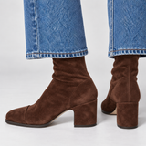 BOTTINES CHIC EN DAIM