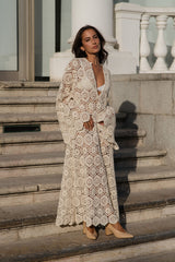 Alma | Abito lungo in pizzo