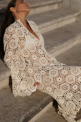 Alma | Abito lungo in pizzo