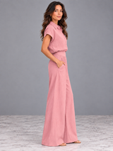 Aveline | Ensemble élégant avec chemise et jupe longue fluide