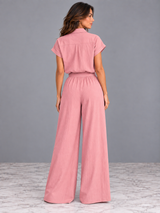 Aveline | Ensemble élégant avec chemise et jupe longue fluide