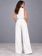 Chloé | Ensemble élégant avec haut et pantalon large