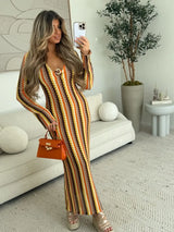 Solene™ | Abito estivo in maglia a zigzag