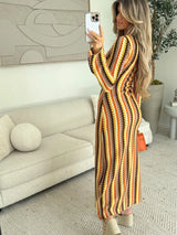 Solene™ | Abito estivo in maglia a zigzag