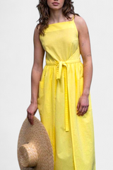 Maëlle™ | Robe fluide à superposition ceinturée avec poches oversize