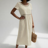 Mireille™ | Robe longue en coton