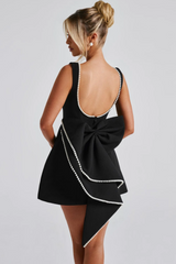 LUCIE | ABITO CORTO CON FIOCCO