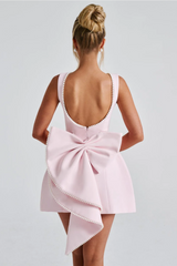 LUCIE | ABITO CORTO CON FIOCCO