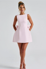 LUCIE | ABITO CORTO CON FIOCCO