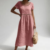 Mireille™ | Robe longue en coton