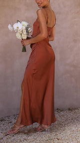 ALYA | ABITO LUNGO IN RASO