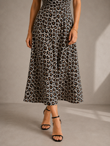 Margaux | Robe Élégante Imprimé Léopard