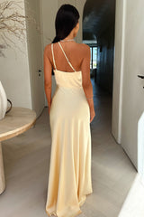 LÉANA | ROBE MAXI SATINÉE