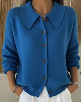 Vivienne™ | Veste en tricot avec col chemise