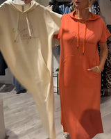 Élodie™ | Abito casual con cappuccio