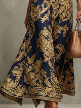 Victoire™ | Robe longue élégante à motif baroque