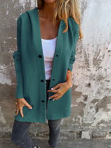 Lioraâ„¢ | Cardigan lungo Cozy Chic con cappuccio