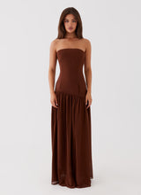 CLARA | ROBE LONGUE BUSTIER FLUIDE