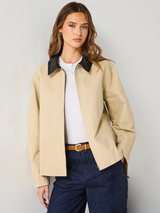 Eliseâ„¢ | Giacca senza tempo con colletto a contrasto