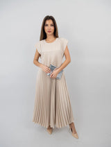 Robe Belle Ăclat blanche Ă©lĂ©gante portĂ©e de face