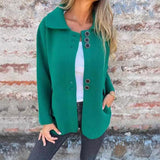 Sofiaâ„¢ | Gilet in maglia chic con bottoni