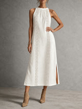 Pure Élégance | Robe Longue Sans Manches
