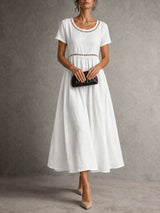 Mireille™ | Robe longue en coton