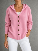 Rosalie™ | Veste en tricot avec capuche