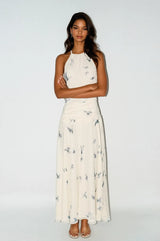 Adriana™ | Abito estivo senza schienale con stampa a farfalla