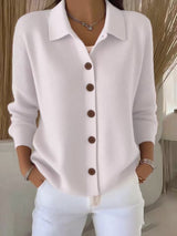 Women’s button-up knitted cardigan sweater