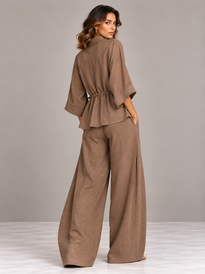 Camilla | Elegant Flowing Set with Adjustable Waist and Modern Fit