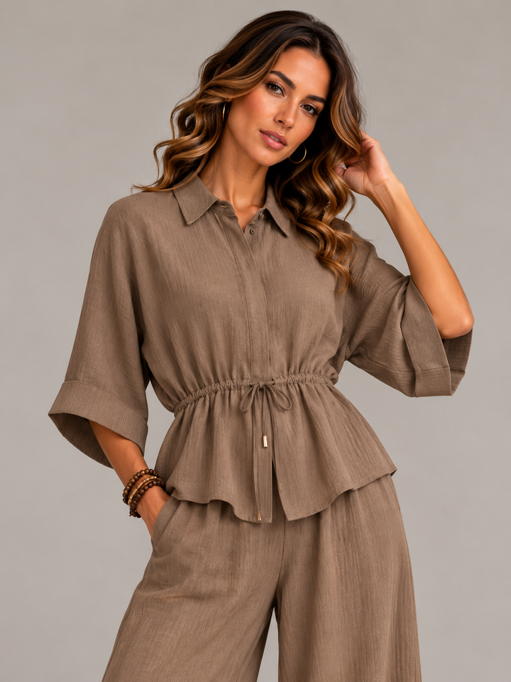 Camilla | Elegant Flowing Set with Adjustable Waist and Modern Fit