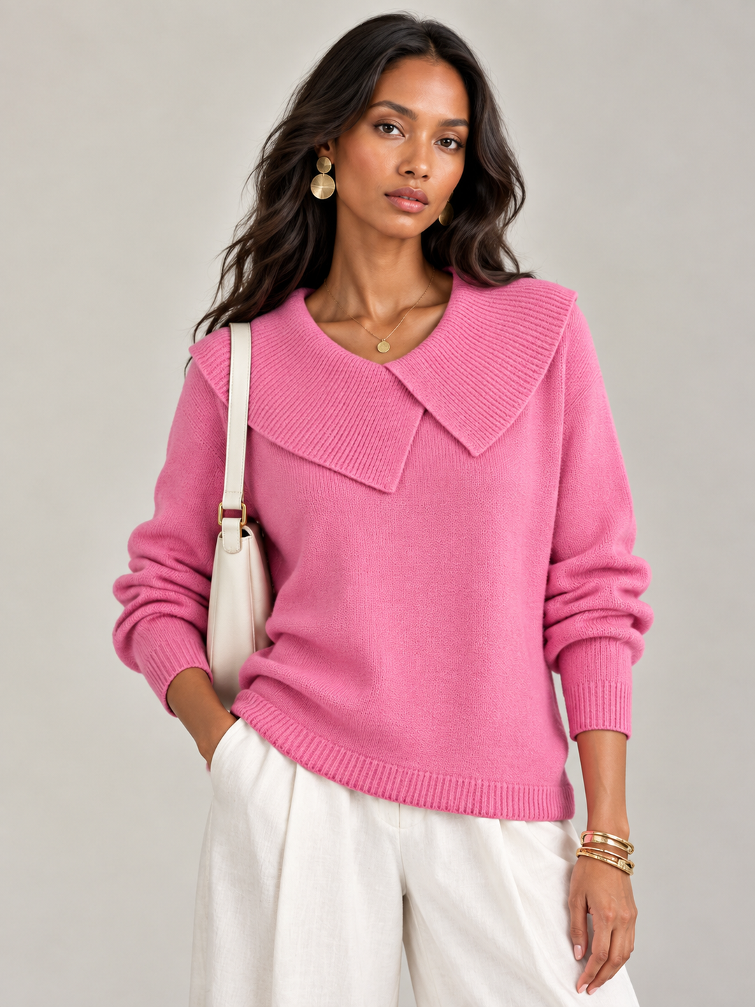 Sally™ | Elegant Roll Neck Jumper
