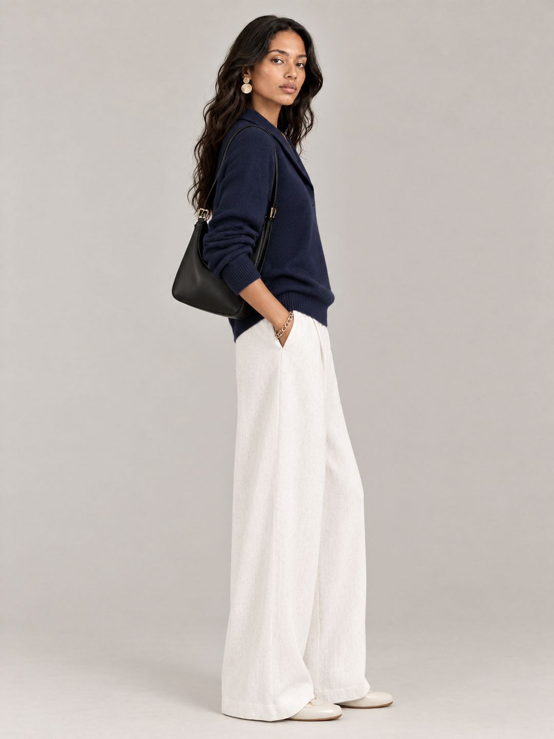 Scarlett™ | Elegant V-Neck Jumper